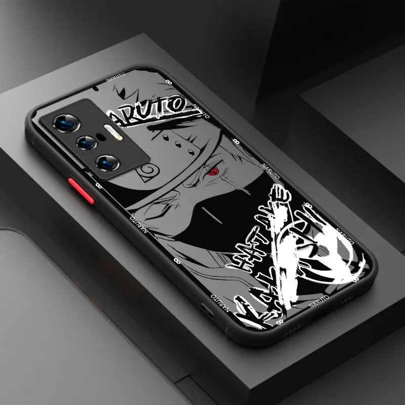 Black N-Narutos Art Phone Case For Vivo X70 Pro Y02 Y15 Y22 Y76 S Y16 Y17 Y20 Y21 Y27 Y35 Y50 Y72 Y75 Y77 Y78 Y85 Y91 Y93