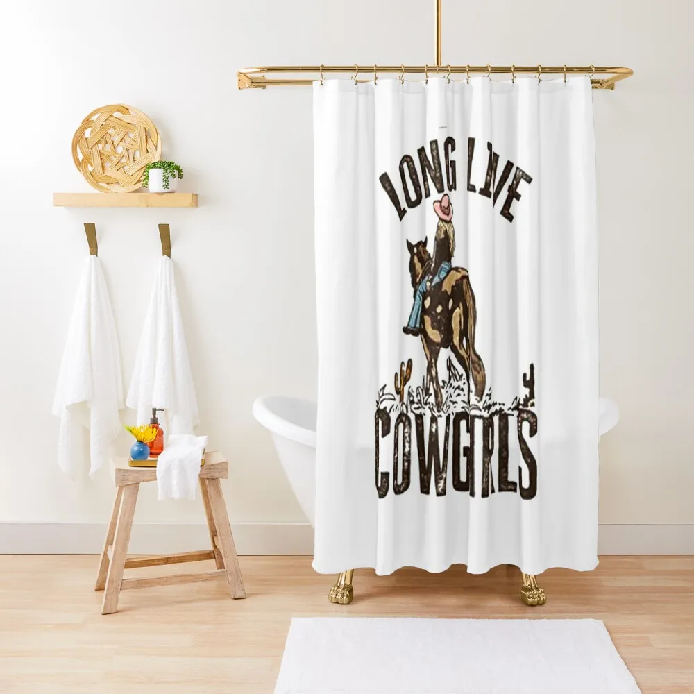 

Long Live Cowgirls Shower Curtain For Shower Bathroom Accessories Bathroom Decor For Bathroom Curtain