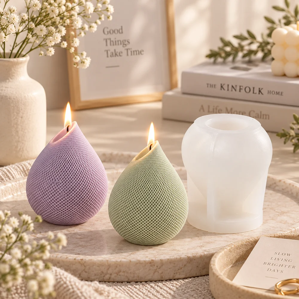Magic Cube Beads Candle Silicone Molds Resin Craft Gypsum Mold Handmade Soap Mould Forms Candle Molds Factory Supplier