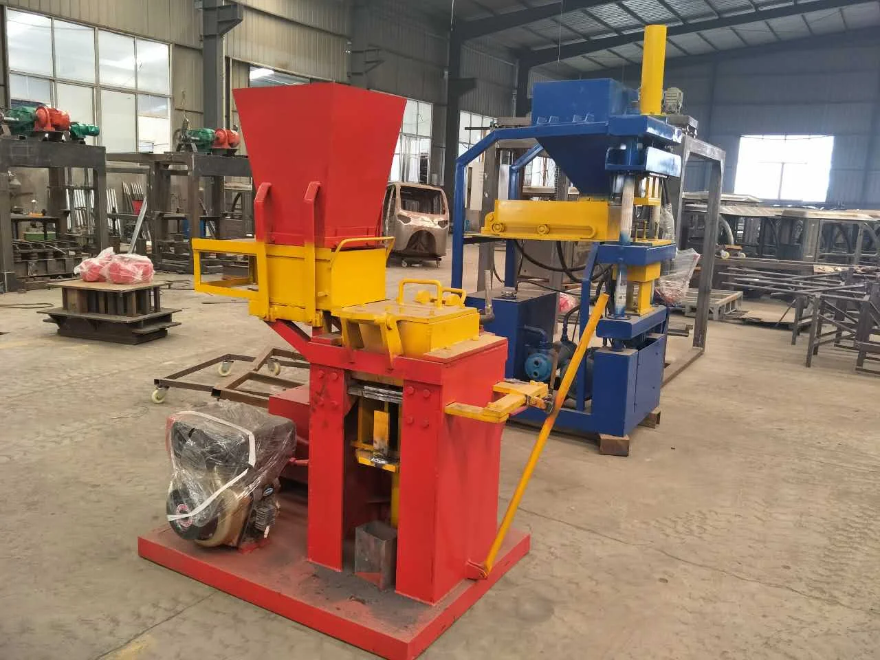 YOUJU Eco Brb Earth Compressed Block Machine Machine Making Block Interlocking Block Making Machine 4600pcs/day