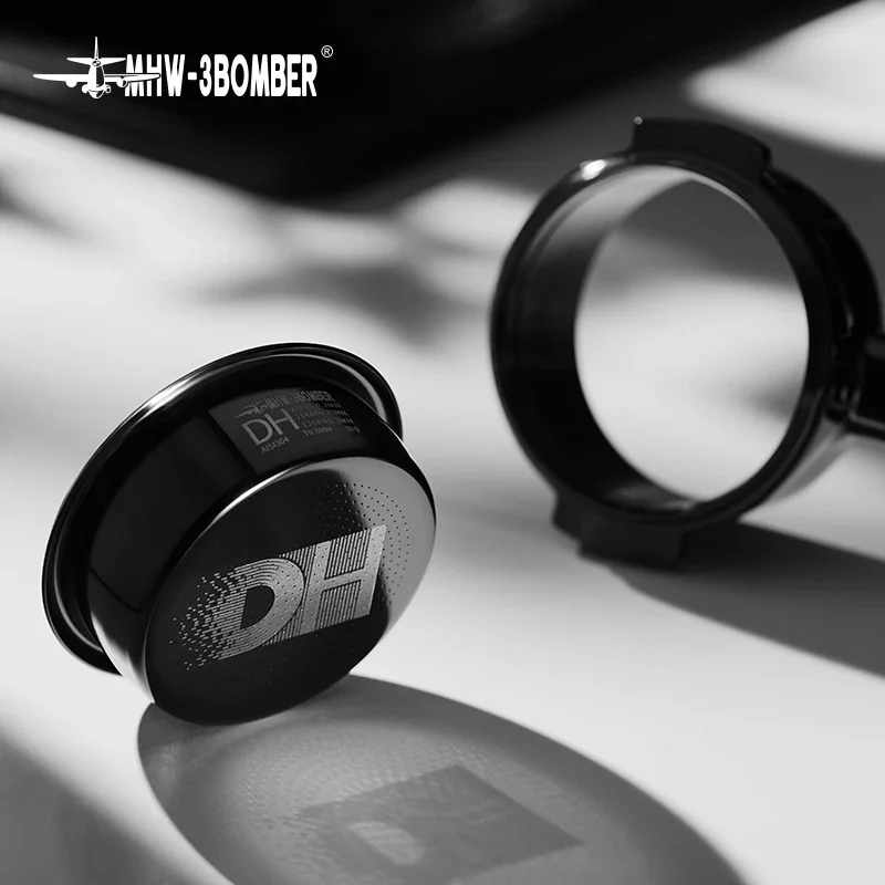 

Корзина для фильтра 3BOMBER DH 18G, корзина из нержавеющей стали и титана для держателя фильтра диаметром 58 мм, инструмента для бариста, аксессуаров для кофе