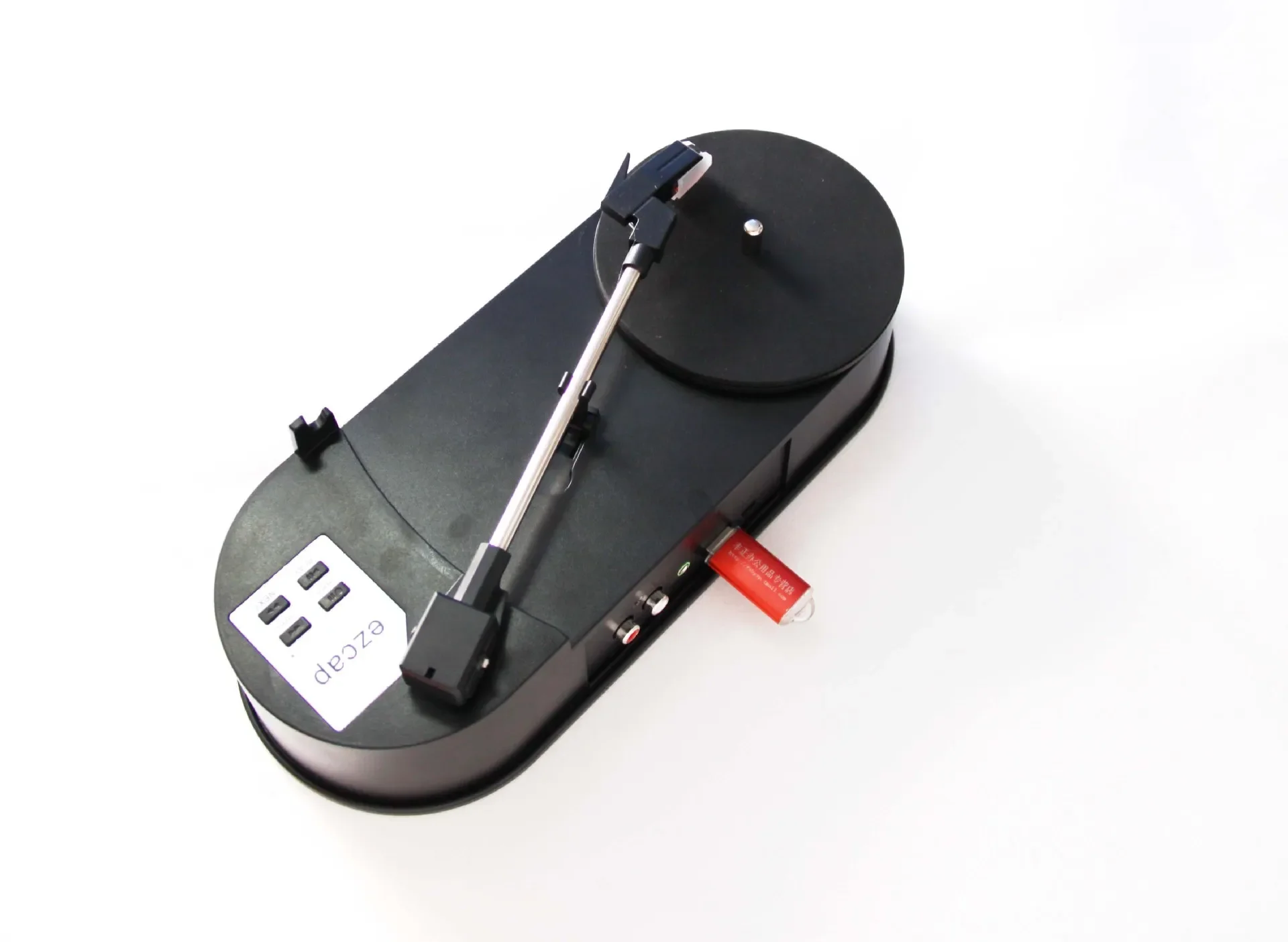 EZCAP613 Vinyl Plaatspeler Naar MP3 Converter - 33/45 RPM LP Met Ingebouwde Speaker