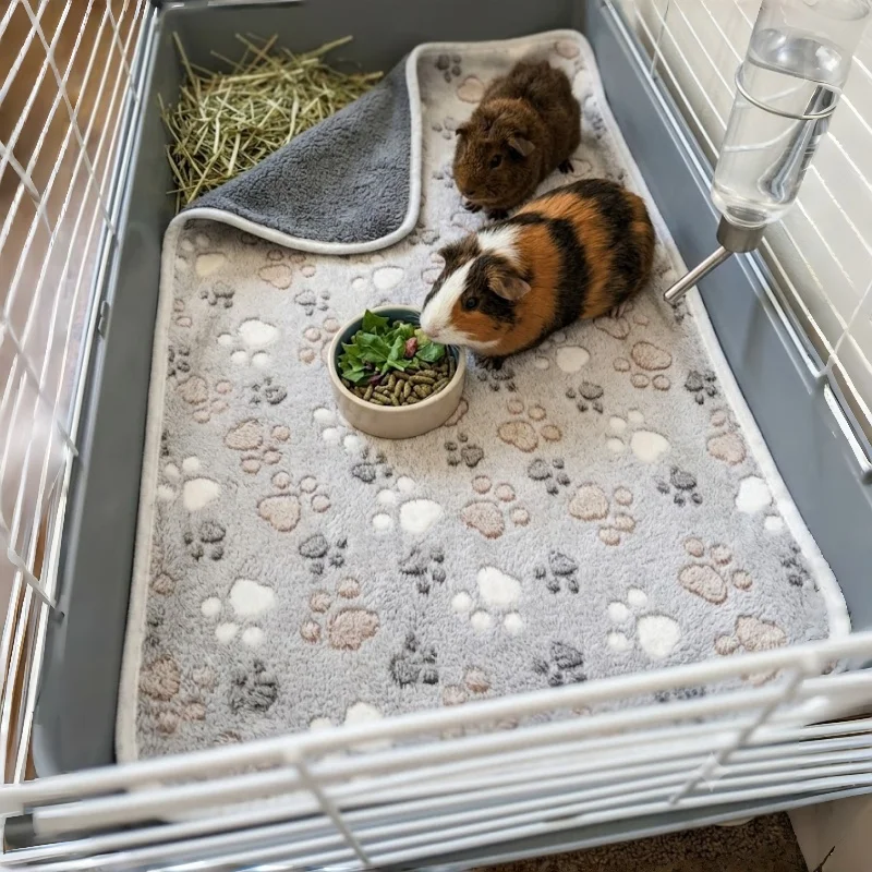 Washable hamster cage mat reusable guinea pig cage liner cat blanket dog blanket (suitable for rats, Totoro, rabbits, cats, dogs view 3