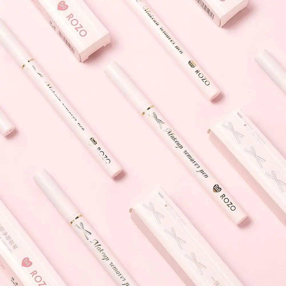 Lápiz eliminador de delineador de ojos portátil, reutilizable, resistente al agua, herramienta a prueba de sudor, lápiz para quitar cejas, cosmético, limpieza, borrado, multifunción N9D3