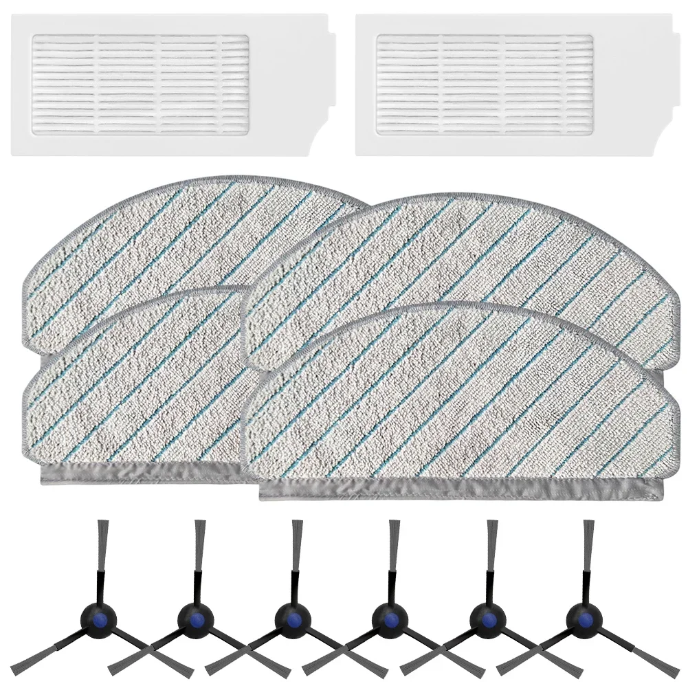 

Replacement Kit for ECOVACS For DEEBOT N20N20 PLUS Vacuum Cleaner Includes Side Brushes Filters and Mop Cloths