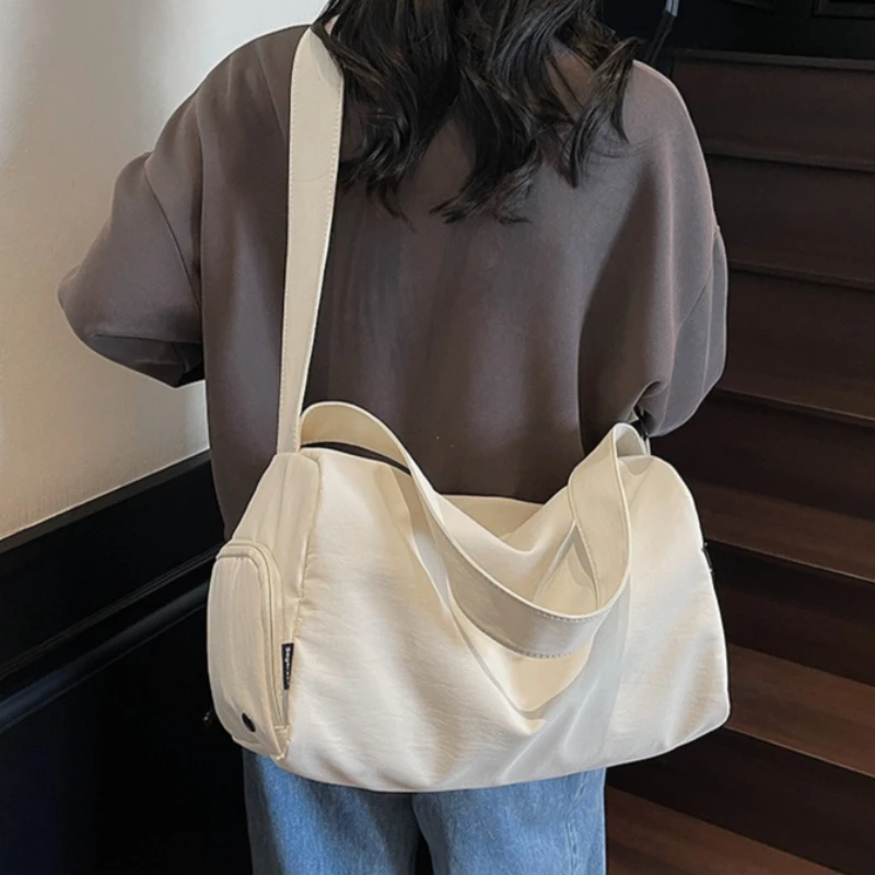Women Wet Dry Separation Fitness Bag, Large Capacity Travel Duffle Bag with Separate Shoe Pocket