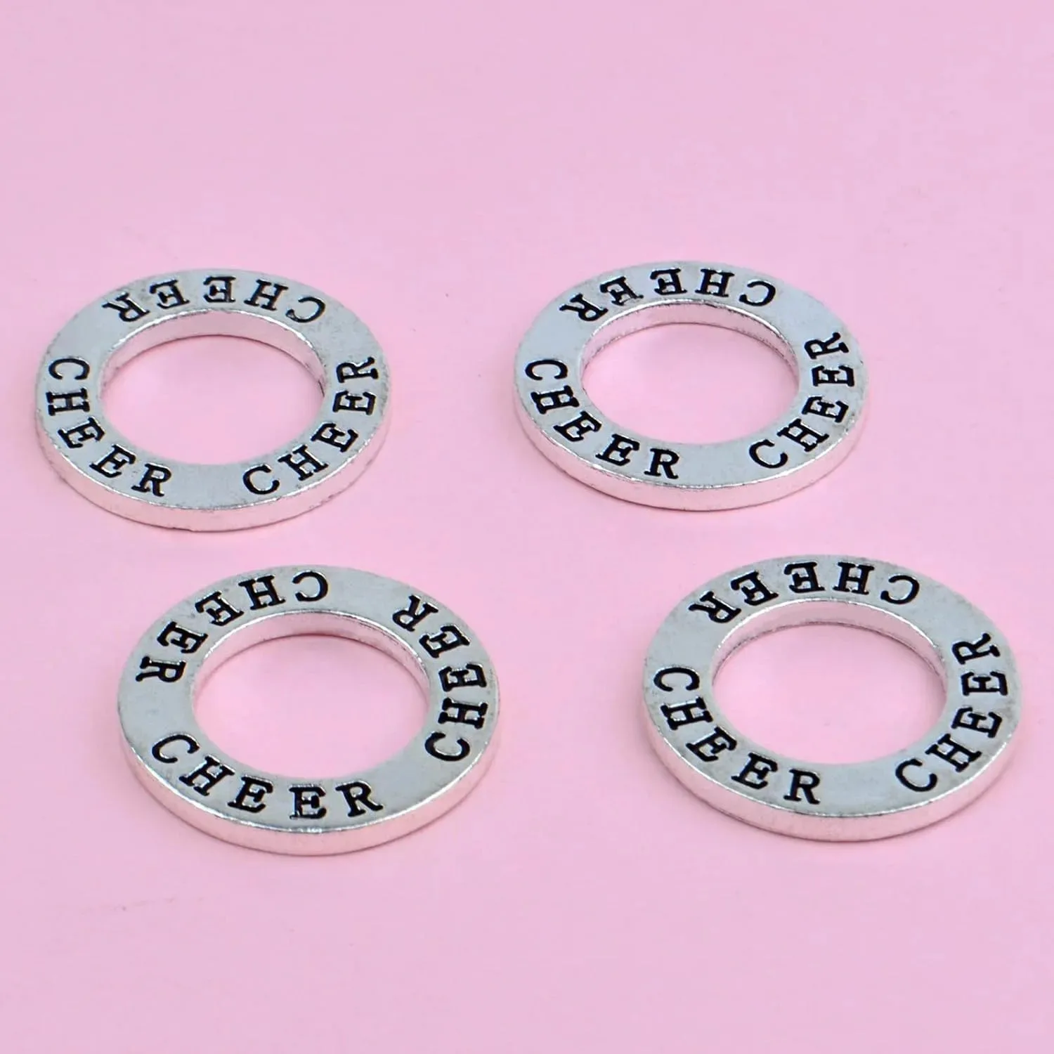 20 قطع يهتف السحر "تتتف" مختوم دائرة مستديرة سحر سبيكة الهتاف سحر موصل ل قلادة سوار صنع المجوهرات