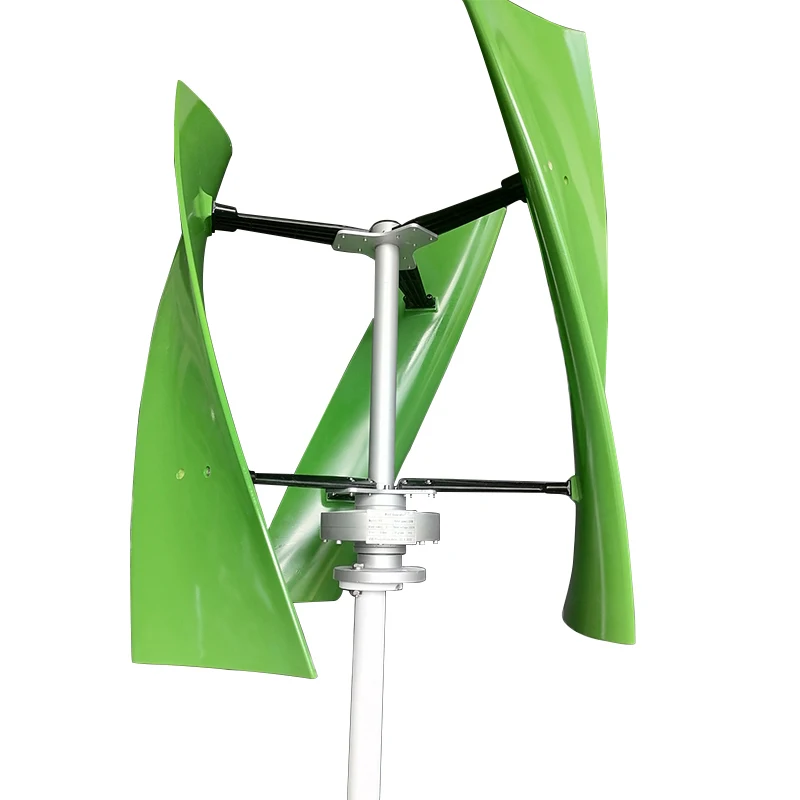 Three Phase 220V 380V Alternative Energy Wind Generator 5kw Vertical Axis Wind Turbine