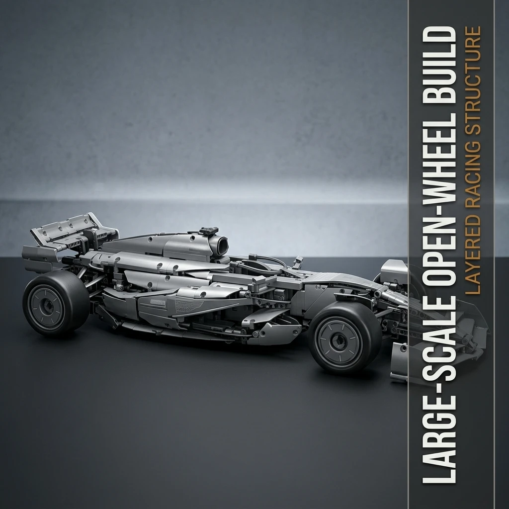 Blocos de Montar Technic Martin Aramco AMR25 1:8 1912Pcs Modelo de Carro — foto 8