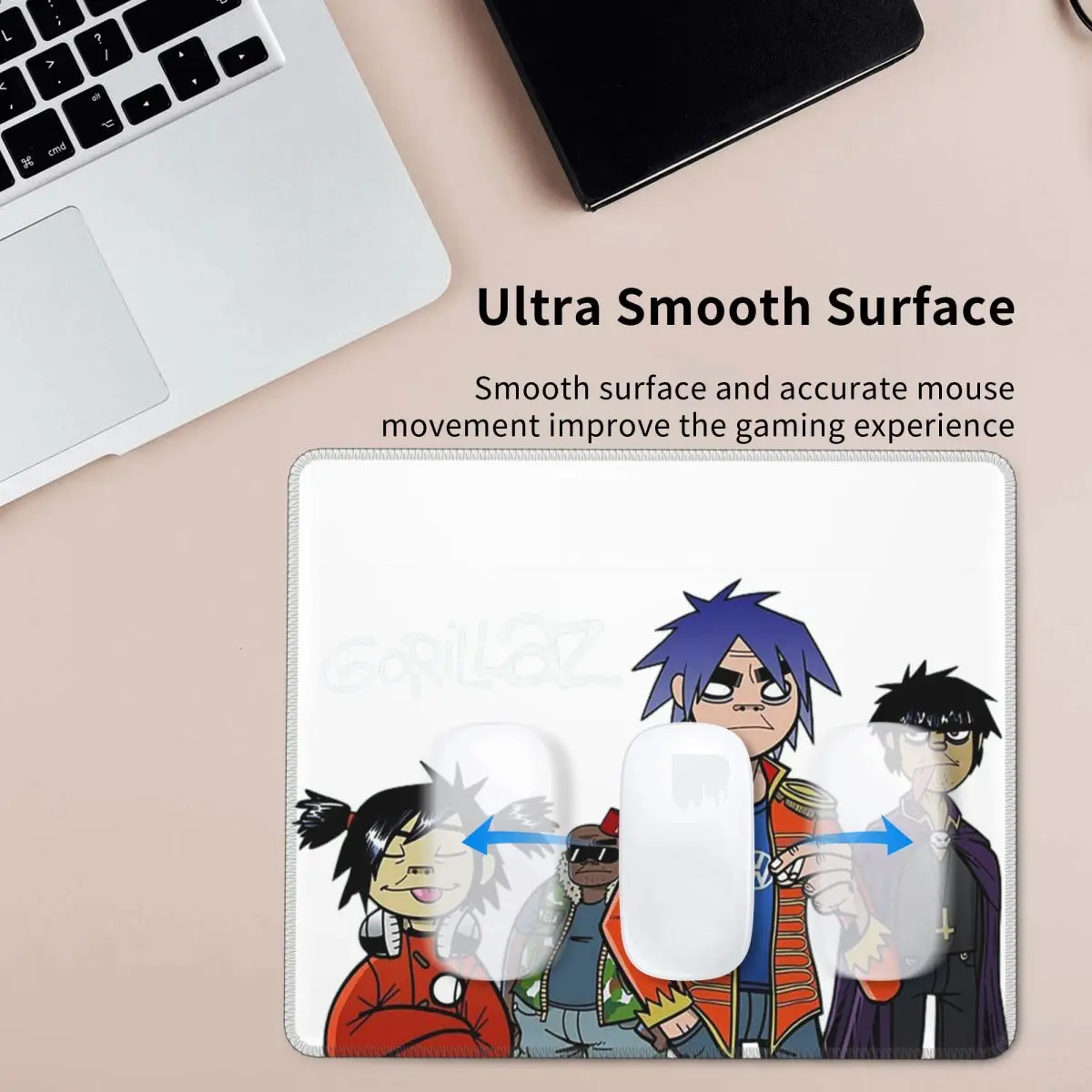 

Gorillaz Mouse Pad Computer Keyboard Mouse Mat Gaming PC Laptop Desk Mat Office Accessories Table Mats