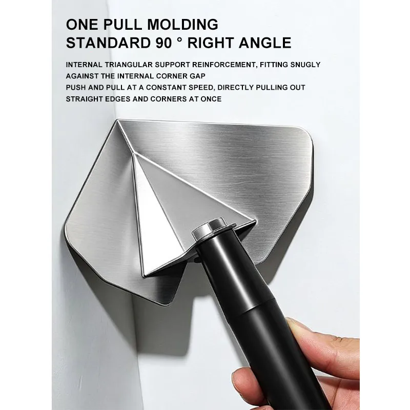 Stainless Steel Drywall Corner Tool Set Corner Trowel 90 Degree Drywall Plaster Tool For Wall Internal External Angle Trowel