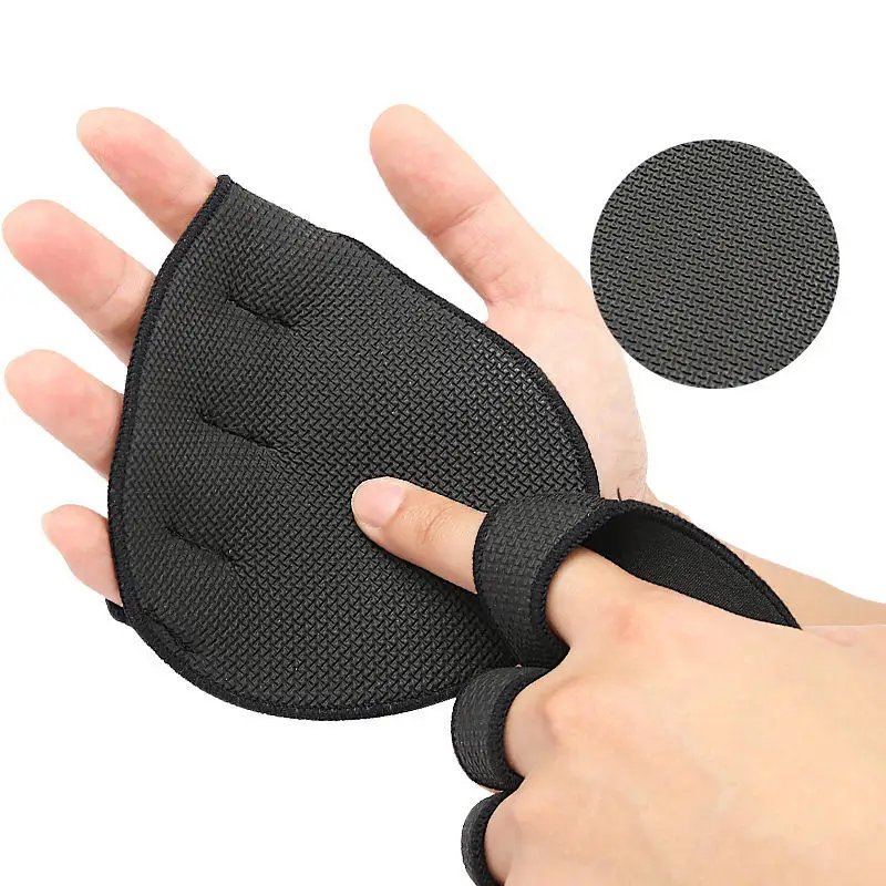 Men Women Fitness Sports Body Building Gymnastics Gym Hand Wrist Palm Protector 1 Pair Weightlifting Training Gloves