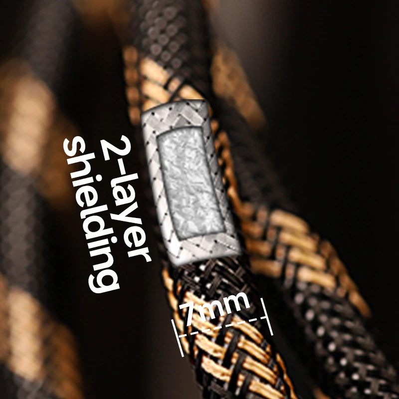 TODN 1 Para Kabli XLR 6N OCC Męski na Żeński 3-Pinowy Wtyk Zbalansowany Kabel Audio XLR do XLR Do Miksera Mikrofonowego — zdjęcie produktu 5