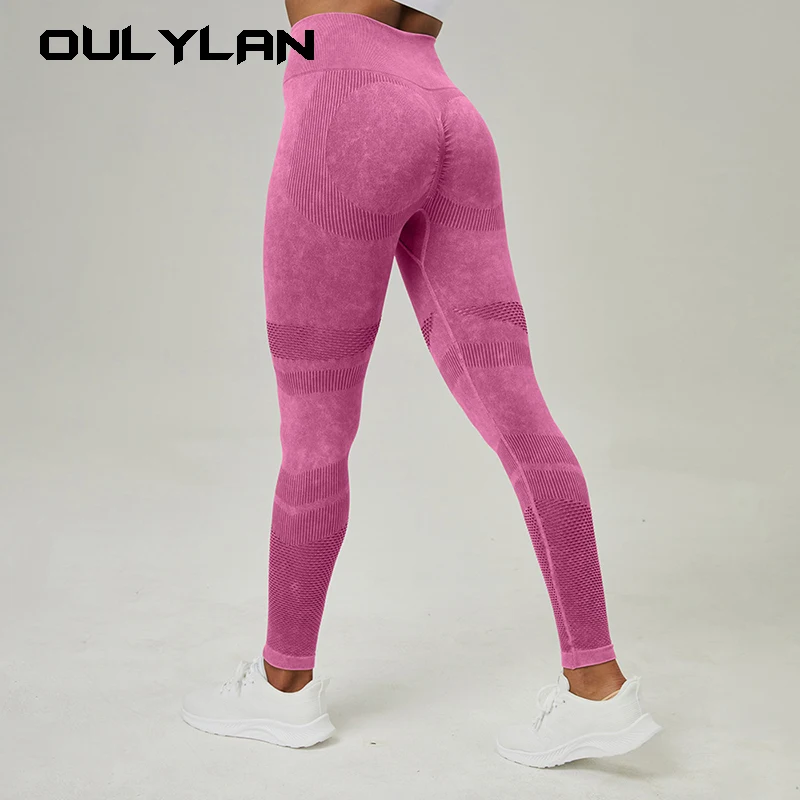 

Women Leggings Yoga Pants Bubble Butt Push Up Fitness Legging High Waist Scrunch Tight Gym Seamless Legging