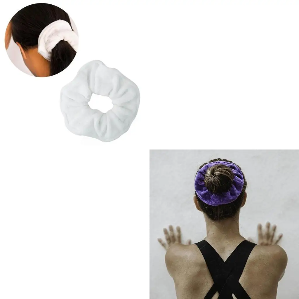 

652F Hair Large Drying Scrunchies Hair Drying Scrunchies Ponytail Holder Microfiber Hair Ties For Wet Hair