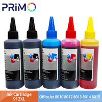 912XL 912 Refill Dye Ink 100ml Compatible for HP912 For HP OfficeJet 8010 8012 8013 8014 8015 8017 8018 8020 8022 8023 8024 8025