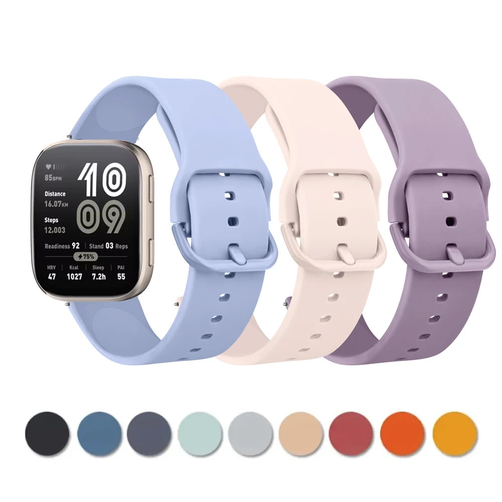 Bracelet de montre en TPU souple de 22 mm pour Amazfit BIP6 BIP5 UNITY 49MM BALANCE, compatible avec GTR 2 e 4 3 Pro Stratos 2 2S 3 Pace, bracelet de remplacement, accessoires pour montre connectée