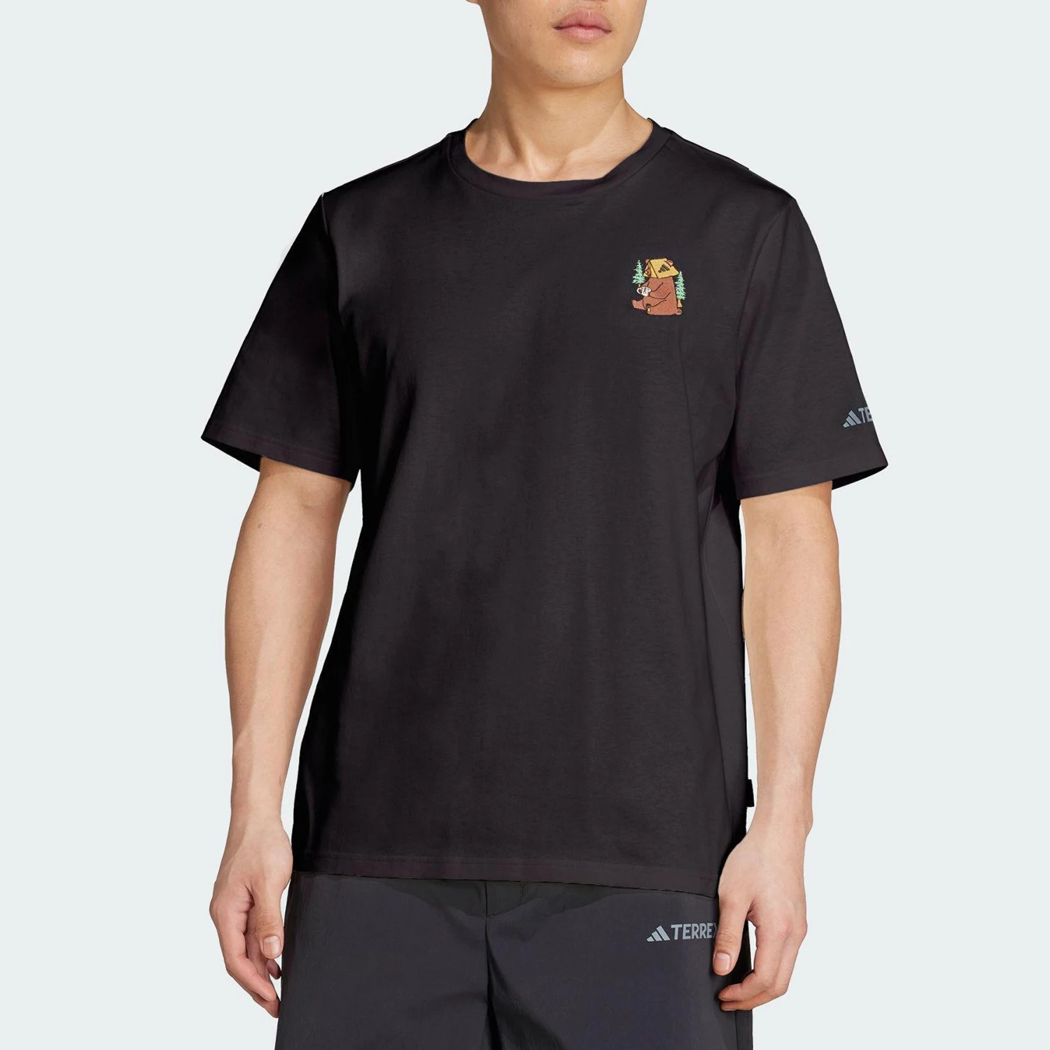 

Adidas подлинный 2025 новый мужской и женский трикотажный повседневный уличный с коротким рукавом KA5149