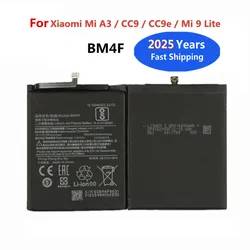 2024 Years Xiao mi 100% Original Battery BM4F For Xiaomi Mi A3 CC9 CC9e Mi 9 Lite Mi9 Lite 4030mAh Replacement Batteries Bateria