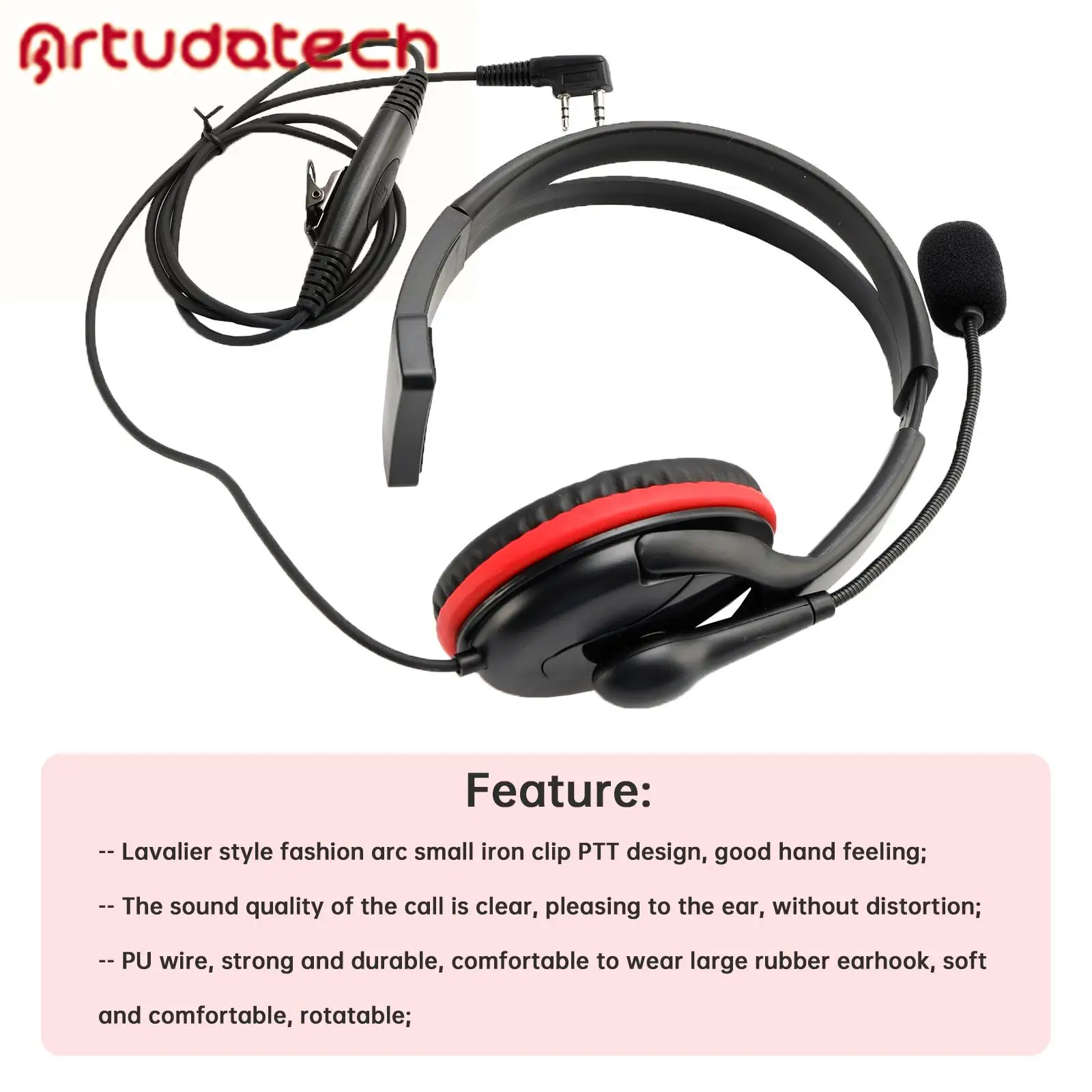 K-300-918 Single Sided Headphone for TK-220 TH-F6 RPV516A KG-UVD1P TG-2AT PX-666