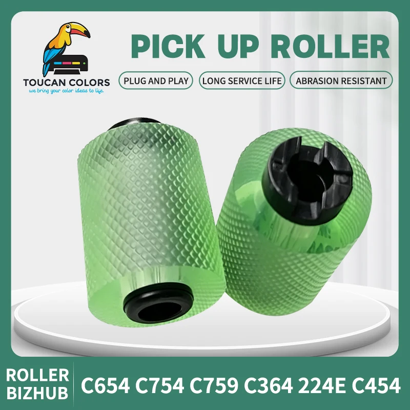 ToucanPrinter A00J563600 for Minolta Feed Roller Pick up Roller Bizhub C654 C754 C759 C364 224E C454 C554E Copier Parts
