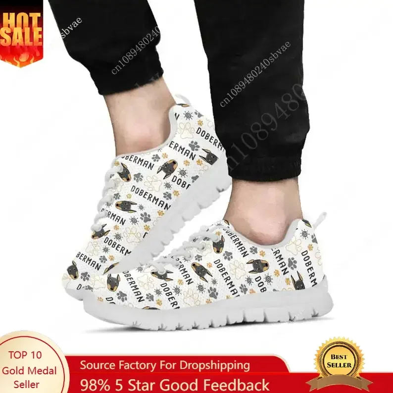 

Doberman Shoes Lightweight Mens Womens Teenager Sneakers Sports Shoes Tennis Casual Custom Made Sneakers
