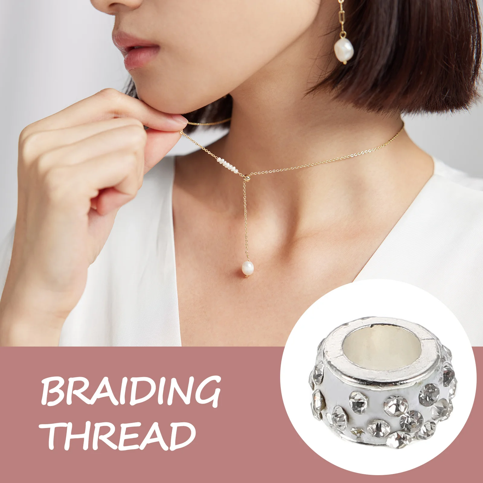 

100 шт., бусины со стразами с большим отверстием, сделай сам, изготовление ювелирных изделий, браслеты, ожерелья, подвески для ручек, уникальные товары для рукоделия, большие круглые бусины