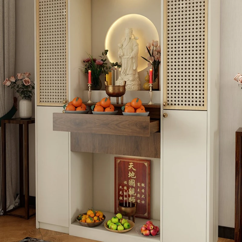 

Offering Desk Household Living Room God Cabinet Balcony Buddha Cabinet Guanyin Platform Shrine