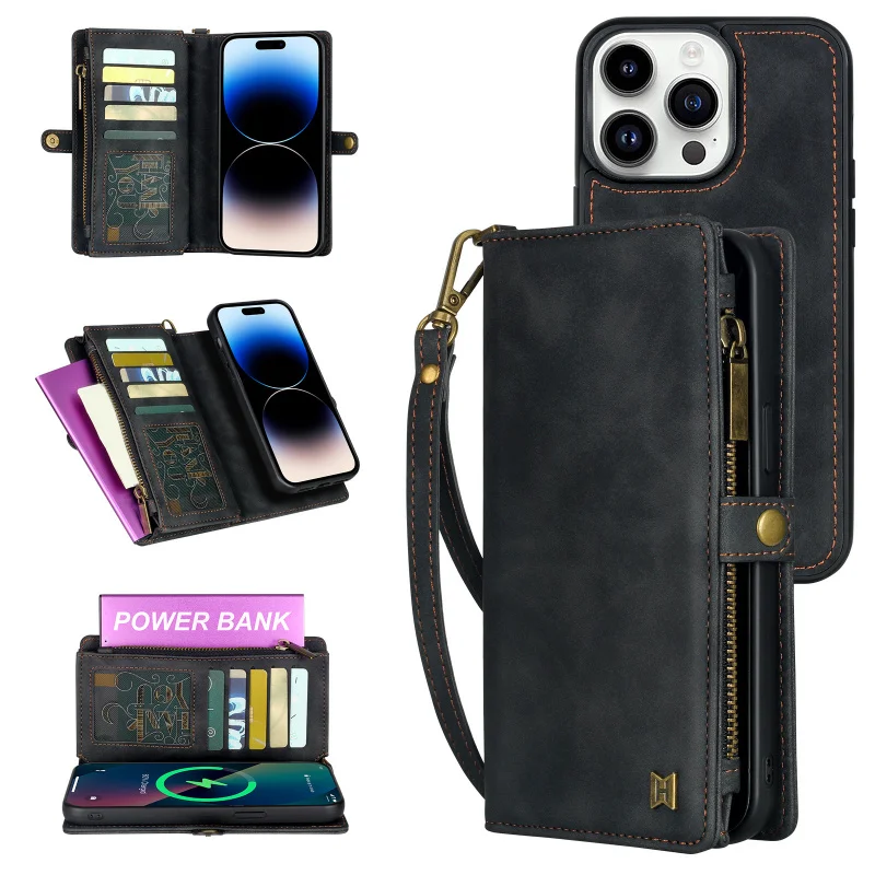 

Подходит для iPhone16AppleiPhone15Подходит для кожаного чехла для телефона coveriPhone14PlusМногофункционального кошелька