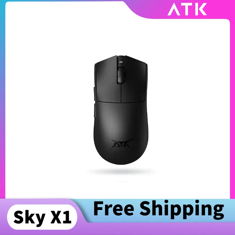 

ATK Blazing Sky X1 8K МышьБеспроводная трехрежимная мышь с низкой задержкой Легкая FPS Киберспортивная игровая мышь ПК Аксессуары для геймеров