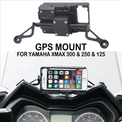 For Yamaha XMAX300 XMAX250 XMAX125 X-MAX XMAX 300 250 125 New GPS Smart Phone Navigation Mount Mounting Bracket Adapter Holder