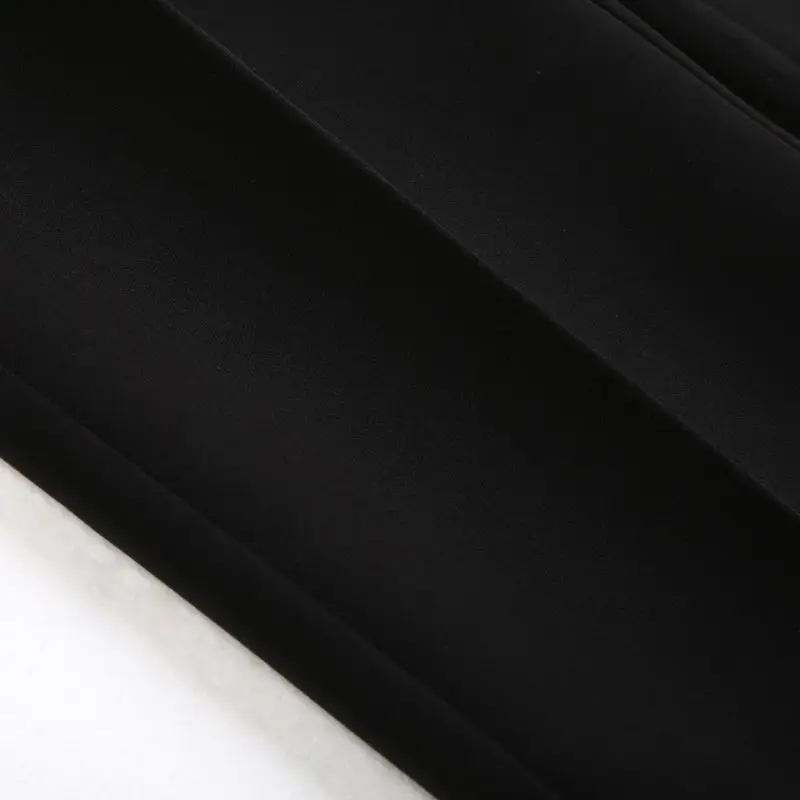 용수철 하이 웨이스트 솔리드 남성 의류, 한국 캐주얼 올 매치 포켓 단추, 심플한 젊은 시크 스트레이트 팬츠, 가을 패션