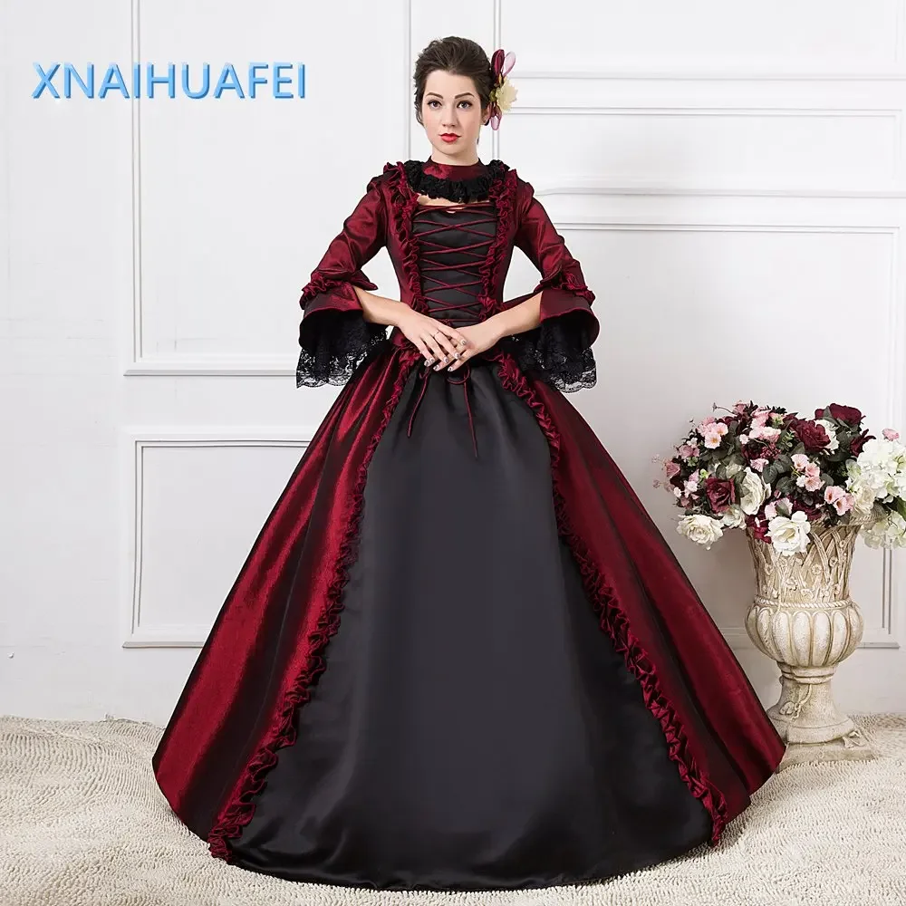 

17 18th Century Hallowmas Medieval Renaissance Costume Victorian Gothic Marie Antoinette Cosplay Party Ball Gown Prom Dresses