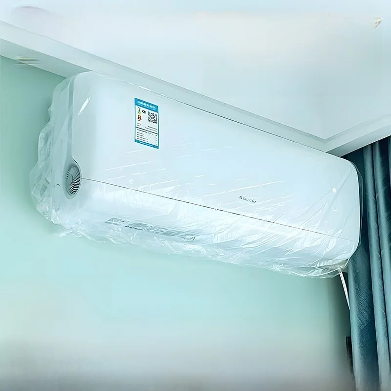 

Disposable Thiened Air Conditioner Dust Cover Transparent Household Indoor hine Dustproof Waterproof Universal Home Appl...