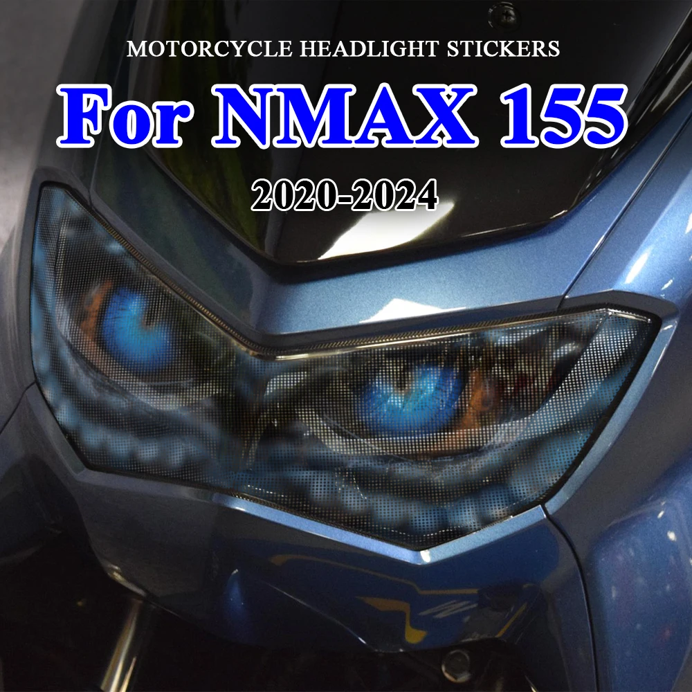 

For Yamaha NMAX 155 Nmax155 2020 2021 2022 2023 2024 Accessories Motorcycle Headlight Guard Stickers Head Lamp Protection Decals