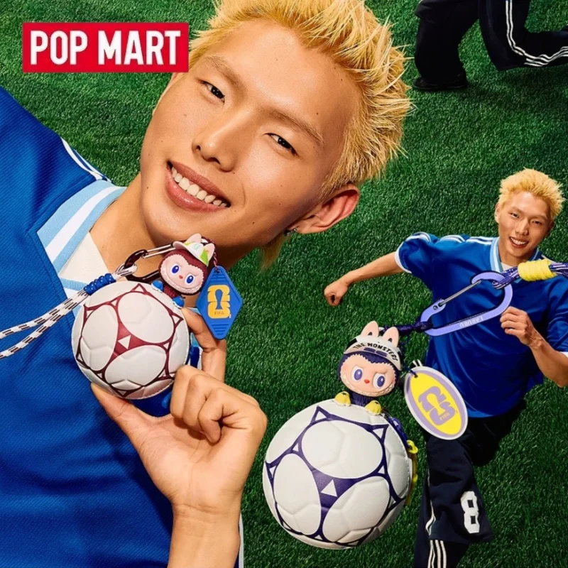 

POP MART LABUBU THE MONSTERS FIFA SERIES - Football-shaped Mini Blind Box Toys Mystery Box Action Figure Genuine Surprise Box