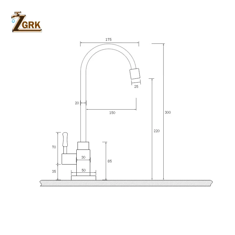 Faucet Kitchen Single Cold Water Faucet Copper Antique Style Kitchen Taps 360 Swivel Balcony Outdoor Sink Faucet