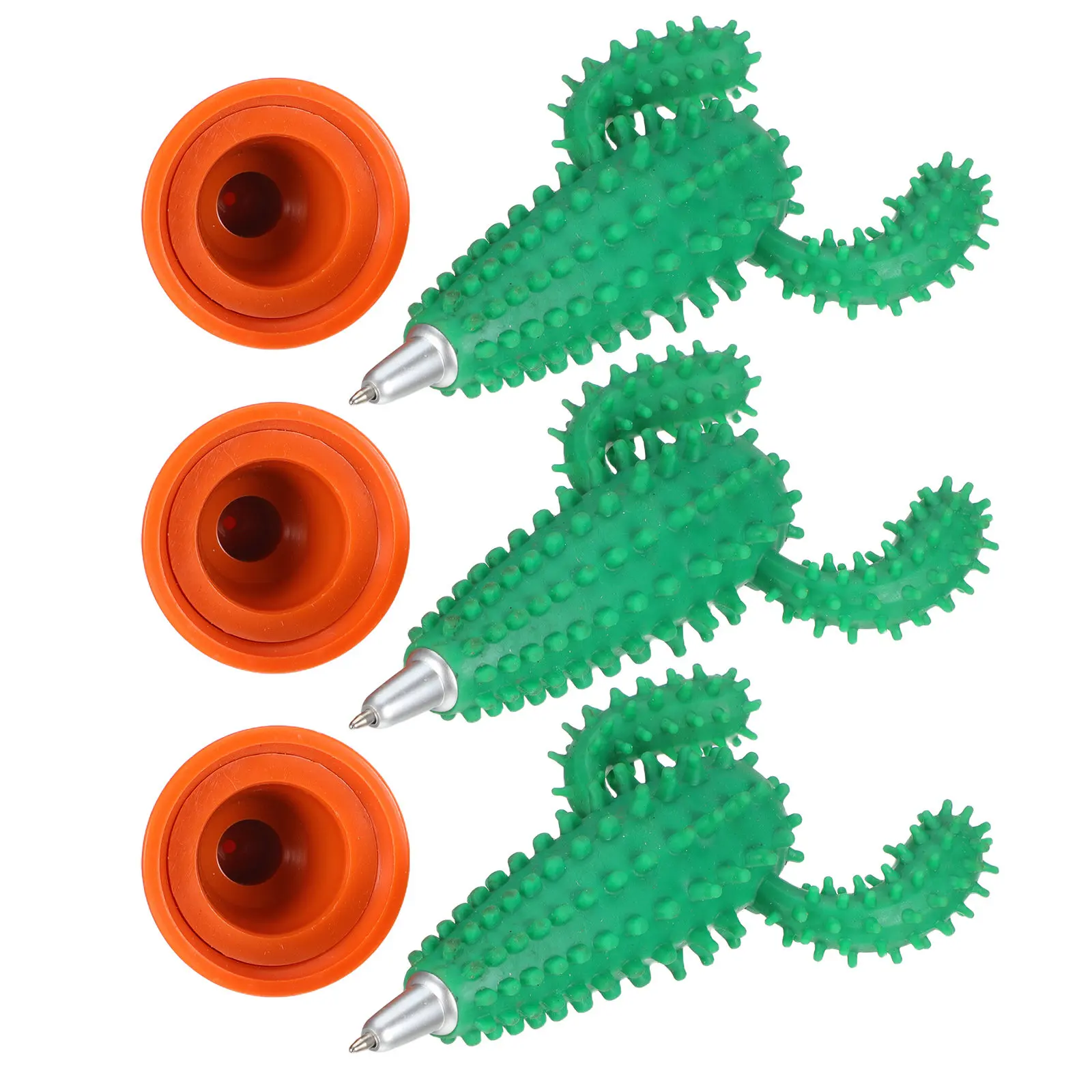 

3Pcs Cactus Bonsai Ballpoint Pens Green Decorative Writing Pens Office School Supplies Novelty Plant Gel Ink Pen Bulk