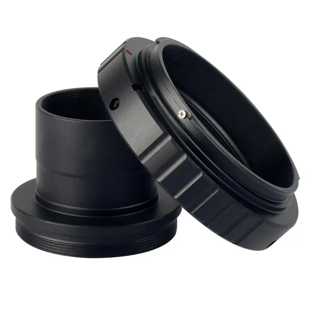 1.25'' Interface T2 / T Ring Adapter for Canon Nikon SLR/DSLR EOS EF AI Camera Lens Mount Astronomical Telescope Photography