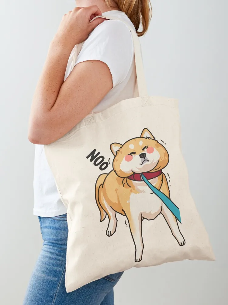 

Shiba Inu Pulls the Leash Tote Bag great bag tote bags cloth bags large size bags Candy