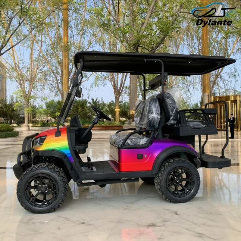 Chinese Hot Sale 2 4 6 8 Seater 72V 5KW AC System CE Approved Sightseeing Electric Golf Cart 30% Max Driving Slope