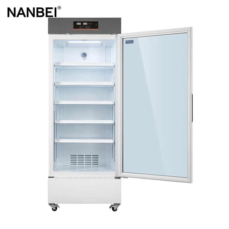 NANBEI Lab 2~8 Degree LOW E Glass Door Refrigerator Fridge Price Distiller Laboratory