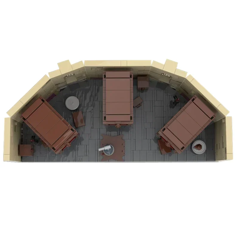 Star ภาพยนตร์ Moc Building Blocks Collective หอพักเทคโนโลยีอิฐ DIY Assembly ของเล่นก่อสร้างวันหยุดของขวัญ