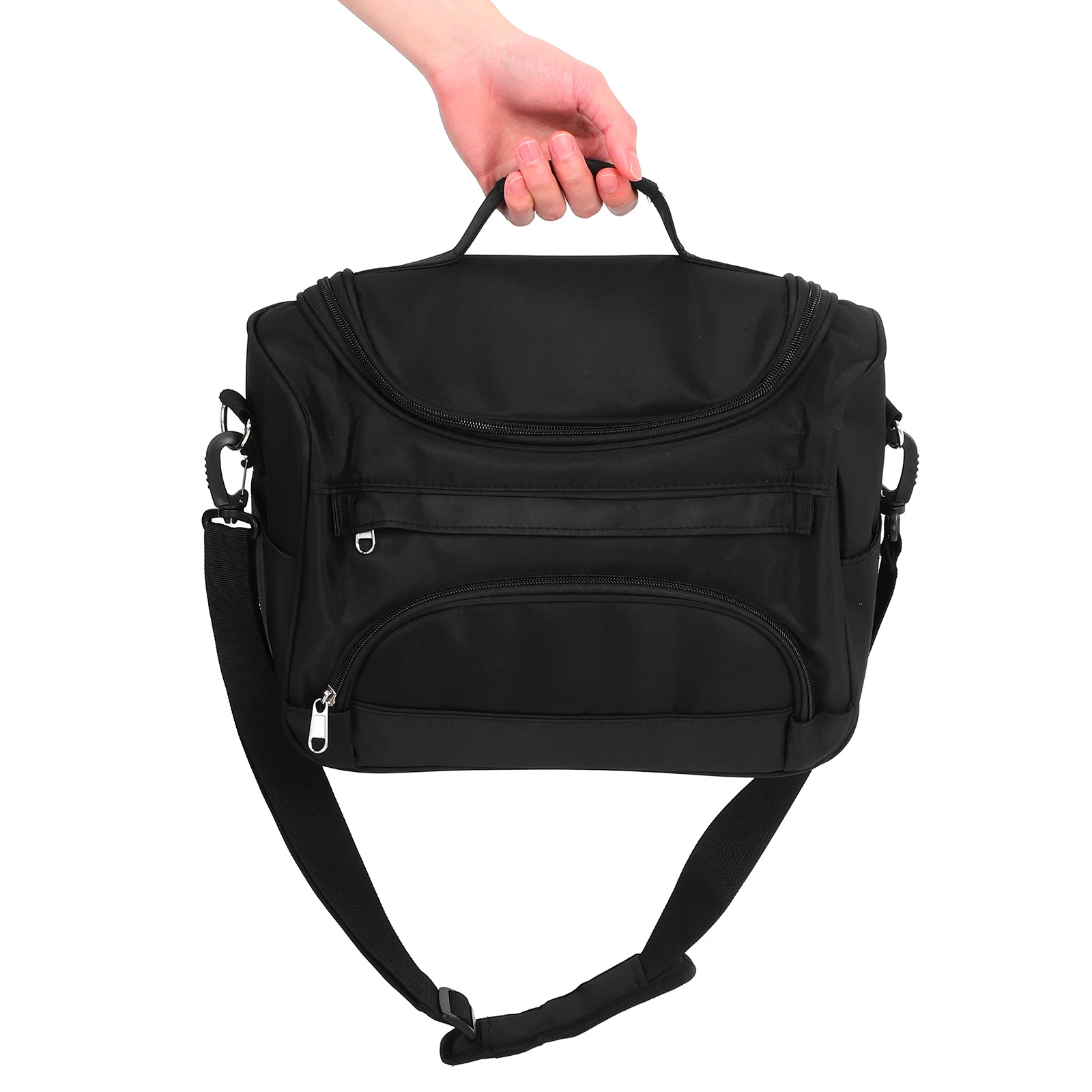 

Large Capacity Hairdressing Tool Storage Bag Organizer Portable Lightweight Oxford Cloth Hairstylist Travel Pouch for Scissors
