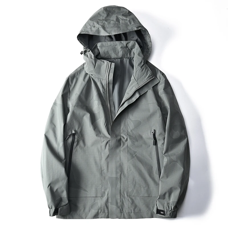 

Профессиональное мужское уличное пальто Fce Jaet, весенне-осеннее водонепроницаемое спортивное повседневное пальто с капюшоном, молодежное пальто Plant Stand Fit Jaet