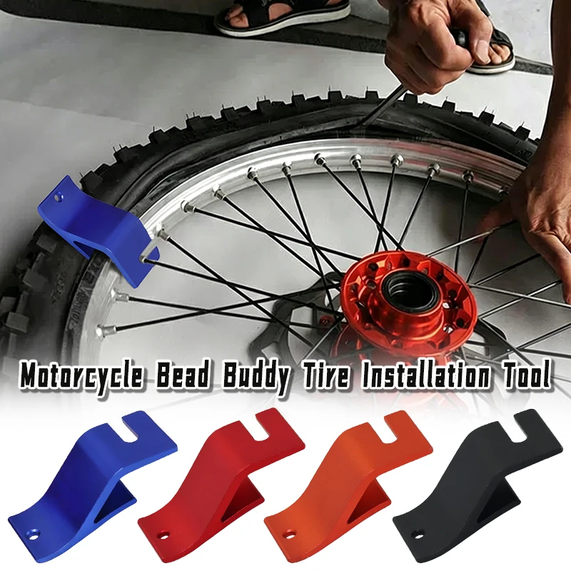 Motorcycle Parts Bead Buddy Tire Installation Assistance Tool Holder Hook For KTM HONDA Yamaha Suzuki EXC SX XC CRF YZ Dirt Bike