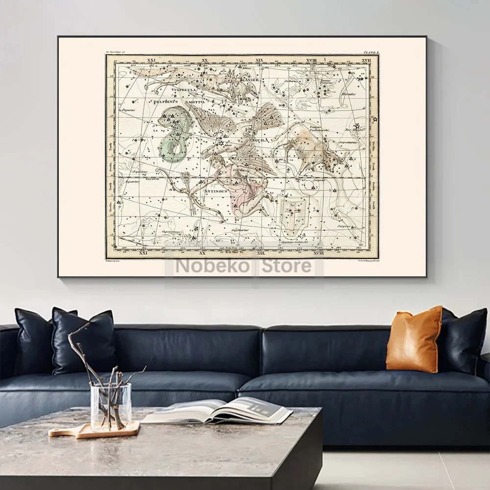Zodiac Map Astrology Map Poste - đánh giá và giá Star Map Poster