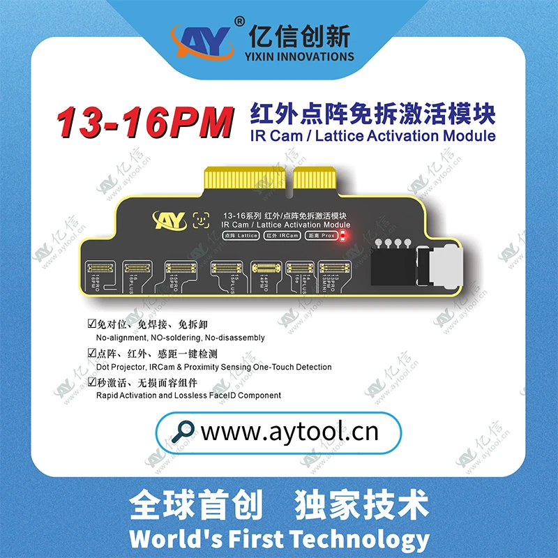 AY A108 BOX Face ID Programmer For iPhone X-15 Pro Max Dot Matrix Projector Repair True Tone Fix Battery Health Data Change Tool