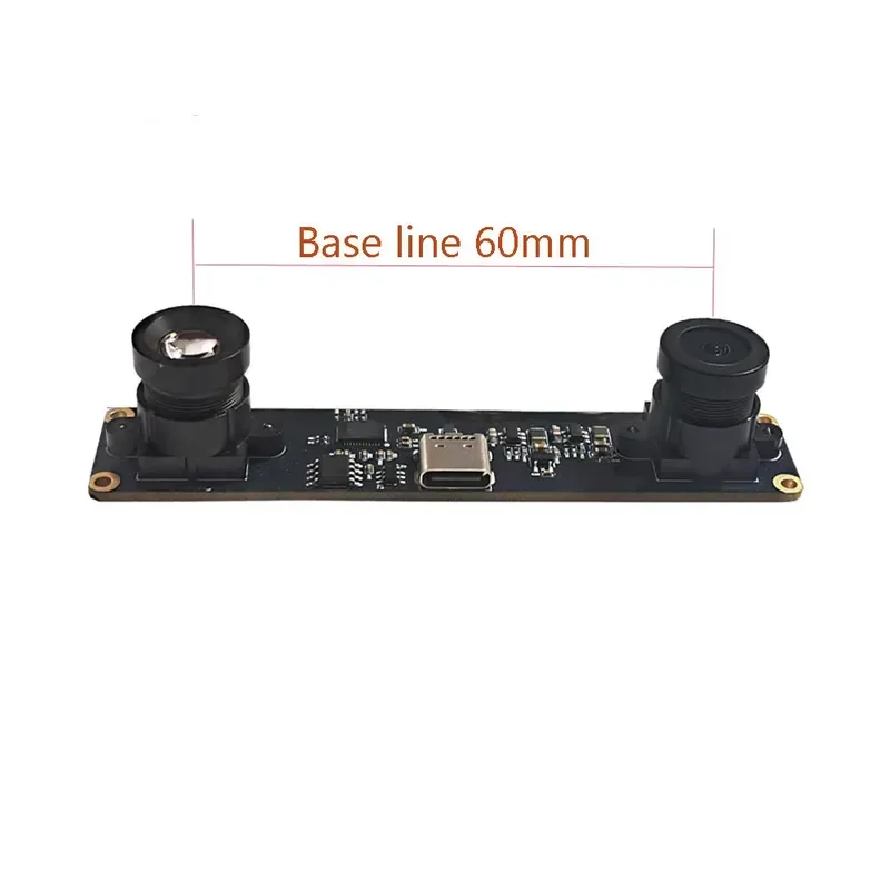 BOLRZO Timestamp data collection Camera module 3D stereo camera IMU VR camera 2MP dual lens USB2.0 3840 * 1200 60fps AR0234