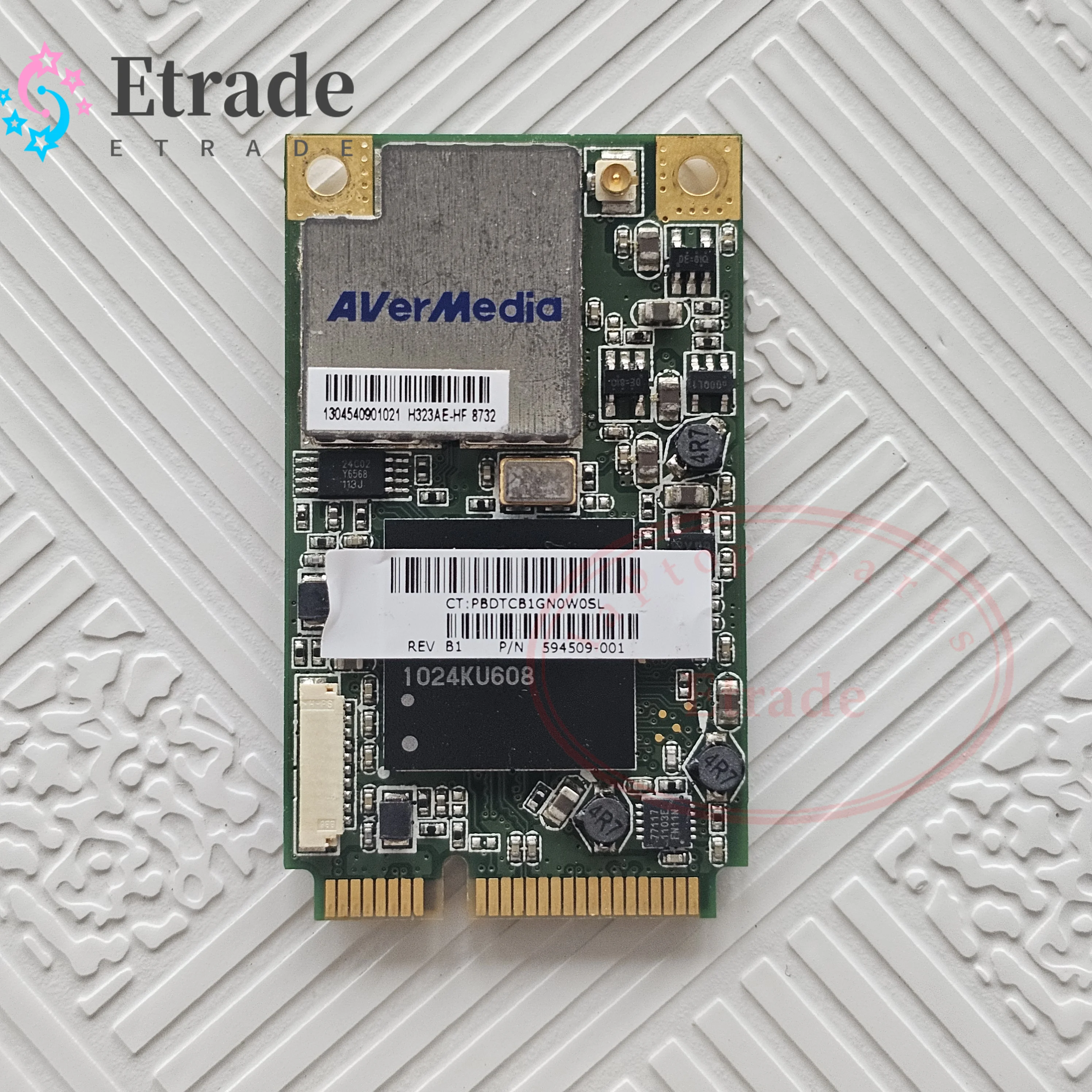 

Original For HP Kingbird2 F2 NTSC/ATSC TV Tuner F2 PVC/ BFR Hybrid Ntsc/ Atsc 594509-001